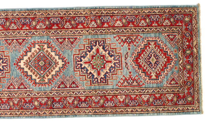 L blue Pak Super Kazak Lamb's Wool 2'5" X 6'8"