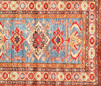 L blue Pak Super Kazak Lamb's Wool 3' X 5'