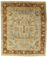 Light Blue Tabriz Design 8' X 10'