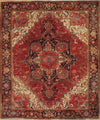 Red Persian Heriz 10' x 12'