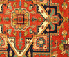 Rust Persian Heriz rug 8' x 11'.2''