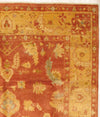 Rust Original Turkish Oushak Design 9' X 12'