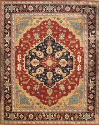 Rust Persian serapi design 12' X 15'