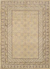 Ivory fine Hand Knotted Khotan 8' X11'