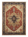 Rust Persian Serapi P-10B design 9' x 12'