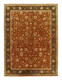 Brown Persian Tabriz Design Design 9' X 12'