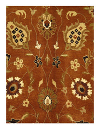 Brown Persian Tabriz Design Design 9' X 12'