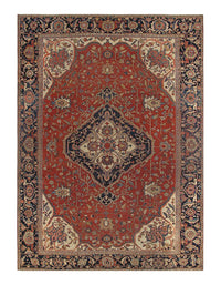 Rust Persian Antique Serapi 11'3'' X 14' 10''