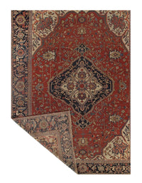 Rust Persian Antique Serapi 11'3'' X 14' 10''