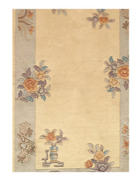 Ivory Chines Art Deco 3' X 5'