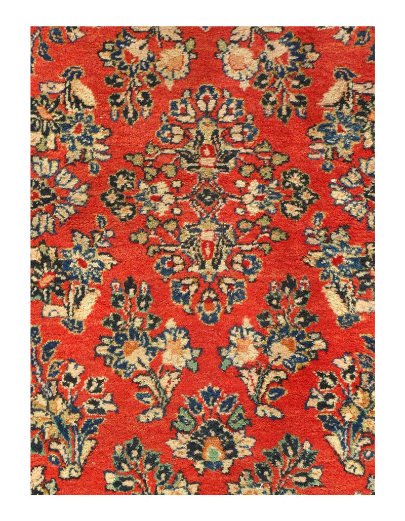 Persian Rust Antigue Sarouk 2' x 4'