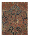 Rust Persian Antique Serapi 10' X 13'