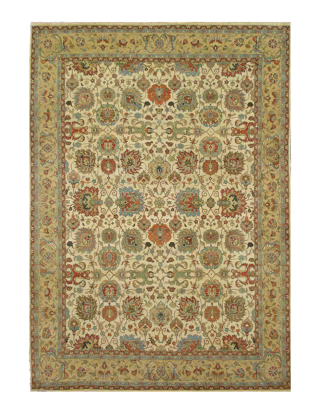 Ivory Persian Mahal Design 9' X 12' – Alexandria Fine Rugs