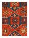 Rust Antique Russain Kazak 5' 1'' X 8' 5''