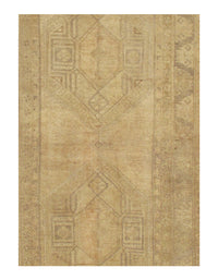 Beige Antique Oushak 5' X 10'7"