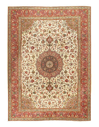 Ivory Persian Tabriz Design 8'2'' X 11'4''