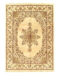 Ivory Fine Persian Tabriz Design Design 8' X 11'