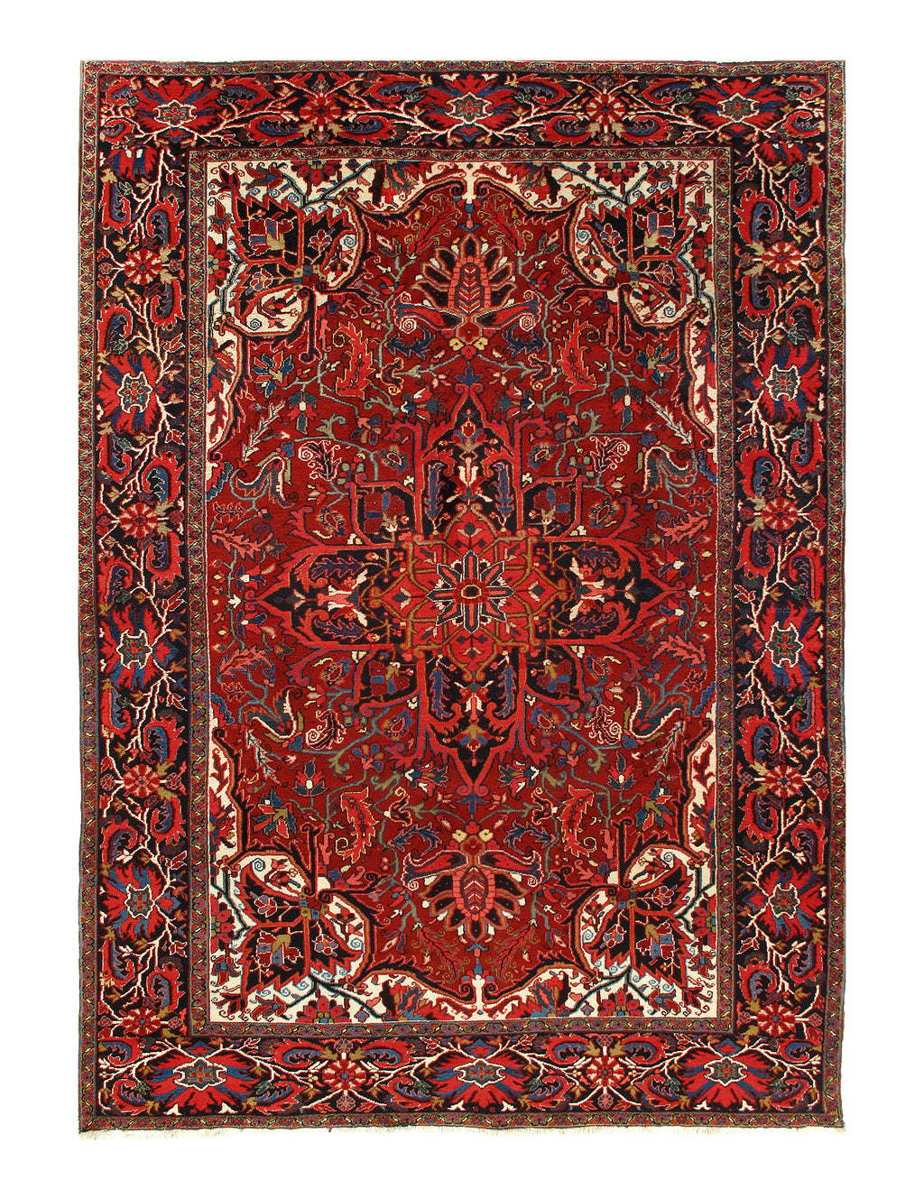 Red Persian Heriz 9 x 12 – Alexandria Fine Rugs