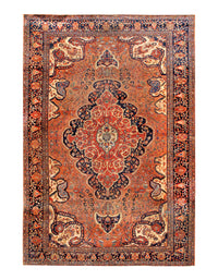 Rust Persian Antique Farahan 8'9" X 13'3"