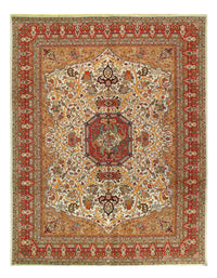 Ivory Persian Tabriz Design 10' X 13'