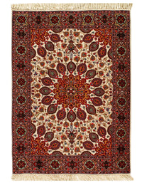 Ivory Persian Tabriz Design 3' X 5'