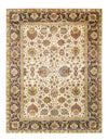 Ivory Persian Tabriz Design design Rug 8'11'' X 11'11''