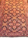 Black Fine Tabriz Design runner 2'6'' X 12'2''