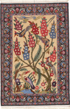 Beige Fine Persian Isfahan 2'3'' X 3'4''