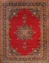 Red Persian Kashan 10'11'' X 14'2''