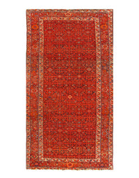 Red Persian Antique Malayer 6'9'' X 13'2''