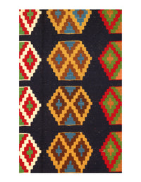 Black Persian NW Kilim 5'2'' X 10'1''