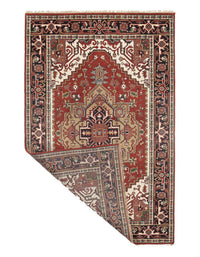 Rust Persian Serapi design rug 5?1? Ã 7?11?