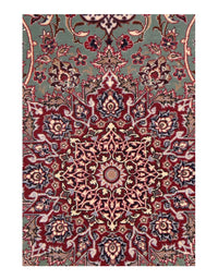 Light Green Persian Isfahan S/W 5' X 8'