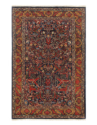 Navy Fine Persian Bidjar 4' X 6'