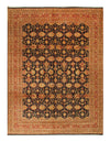 Black Persian Sultanabad design rug 9' X 12'