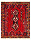 Red Persian Afshar Rug 5' X 6'.2''