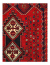 Red Persian Afshar Rug 5' X 6'.2''