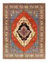 Rust Persian Serapi Design 9' X 12'