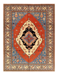 Rust Persian Serapi Design 9' X 12'