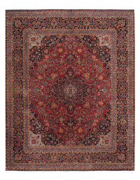 Red Persian Kashan design 11'3'' X 18'