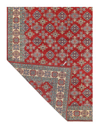 Red color Fine Hand Knotted Fine Kazak 10' x 13