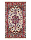 Beige Persian Isfahan silk & wool 2'3'' X 3'9''