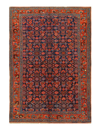 Navy Persian Antique Bidjar 4'6'' X 7'6''