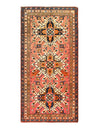 Rust Russain Antique Kazak 4'8'' X 9'9''