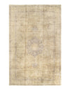 Beige Fine Turkish Antique Tabriz Design 12' X 19'2''