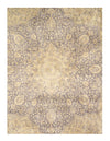 Beige Fine Turkish Antique Tabriz Design 12' X 19'2''