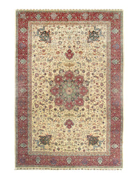 Fine Persian silk & wool Tabriz Design 12'11'' X 19'2''