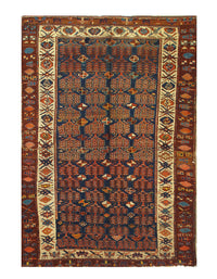 Navy Persian antique NW 4'4'' X 6'5''