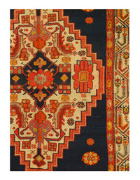 Navy Blue antique Kazak 4'1'' X 5'9''