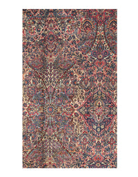 Beige Persian Antique Kerman 10'11 X 19'1''